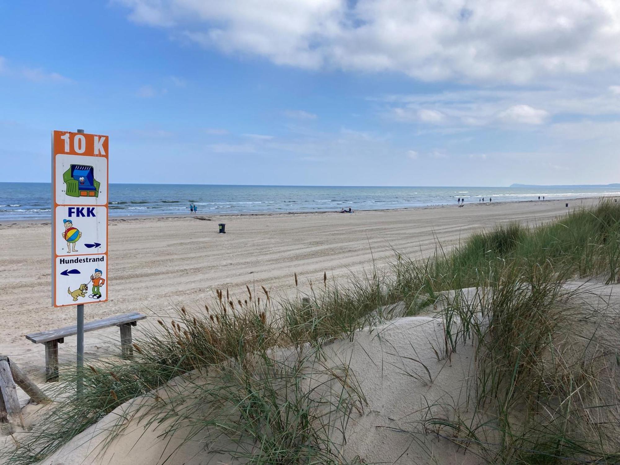 Reet Am Strand Mit Hund Karlshagen Zewnętrze zdjęcie